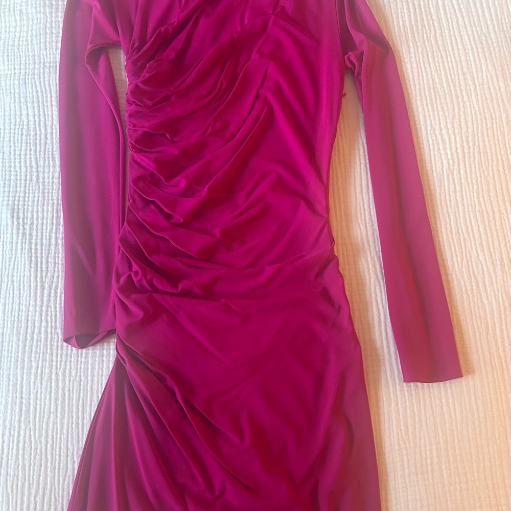 DSQUARED2 Fuchsia Long Sleeve Dress